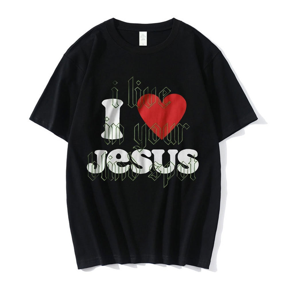 Jesus Desu T-Shirt Men Funny Meme