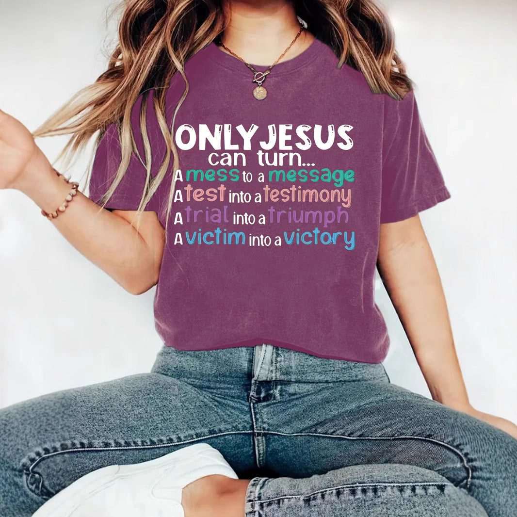 OMLY JESUS Women's T-shirt Top