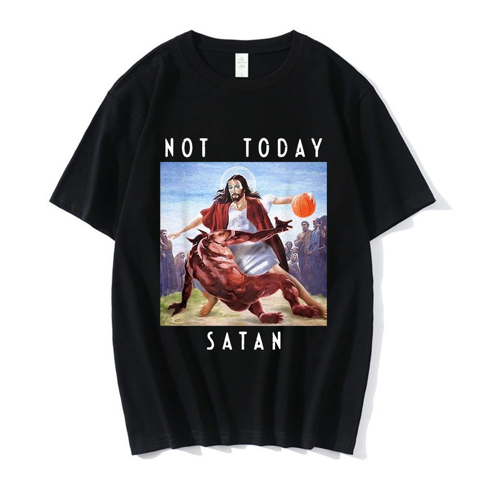 Jesus Desu T-Shirt Men Funny Meme