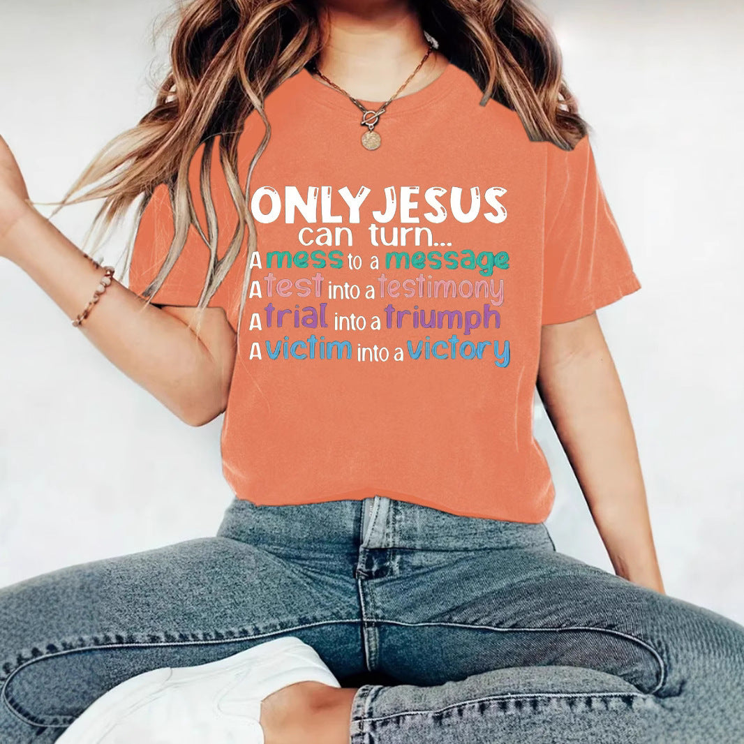 OMLY JESUS Women's T-shirt Top